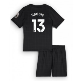 Tottenham Hotspur Destiny Udogie #13 Uit tenue Kids 2025-26 Korte Mouw (+ Korte broeken)